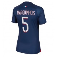 Paris Saint-Germain Marquinhos #5 Domáci Ženy futbalový dres 2023-24 Krátky Rukáv